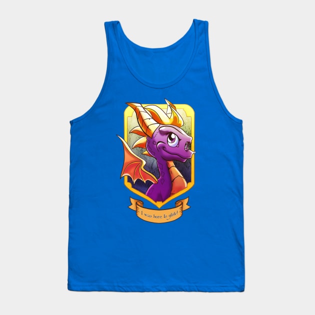 "I was born to glide!" Tank Top by DoubleZero_24